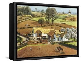 The Farmer's Life-Ronald Lampitt-Framed Stretched Canvas