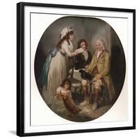 The Farmer's Visit to his Married Daughter in Town, 1789, (1915)-William Bond-Framed Giclee Print