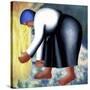 The Farmer's Wife, no.2-Kasimir Malevich-Stretched Canvas