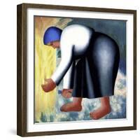 The Farmer's Wife, no.2-Kasimir Malevich-Framed Giclee Print