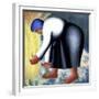 The Farmer's Wife, no.2-Kasimir Malevich-Framed Giclee Print