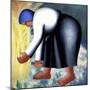 The Farmer's Wife, no.2-Kasimir Malevich-Mounted Giclee Print