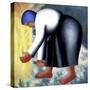 The Farmer's Wife, no.2-Kasimir Malevich-Stretched Canvas