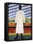 The Farmer-Kasimir Malevich-Framed Stretched Canvas