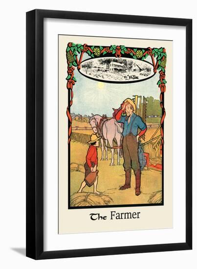 The Farmer-H.o. Kennedy-Framed Art Print