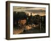 The Farmers of Flagey (Les Paysans De Flagey), 1855-Gustave Courbet-Framed Giclee Print