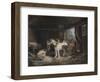 The Farmers Stable, (1791) 1901-George Morland-Framed Giclee Print