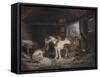 The Farmers Stable, (1791) 1901-George Morland-Framed Stretched Canvas