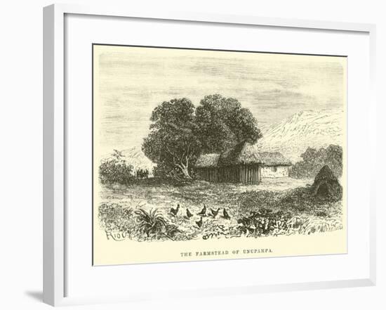 The Farmstead of Unupampa-Édouard Riou-Framed Giclee Print