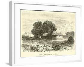 The Farmstead of Unupampa-Édouard Riou-Framed Giclee Print