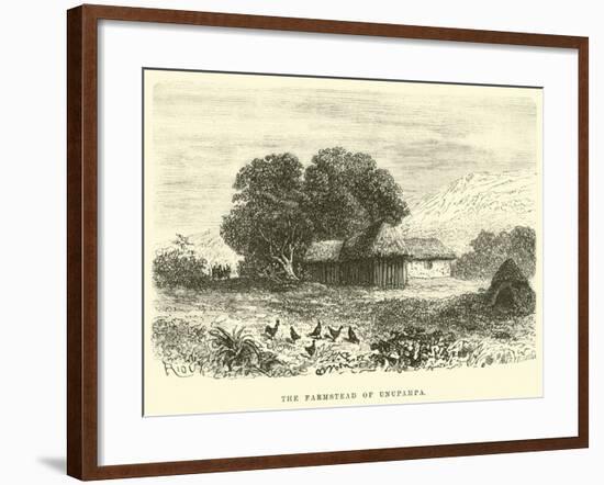 The Farmstead of Unupampa-Édouard Riou-Framed Giclee Print