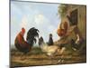 The Farmyard, 1860-Albertus Verhosen-Mounted Giclee Print