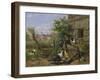 The Farmyard, 1898-Carl Jutz-Framed Giclee Print