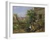 The Farmyard, 1898-Carl Jutz-Framed Giclee Print