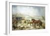 The Farmyard in Winter-Edwin Frederick Holt-Framed Giclee Print