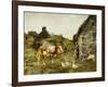 The Farmyard-Adolphe Charles Marais-Framed Giclee Print