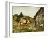 The Farmyard-Adolphe Charles Marais-Framed Giclee Print