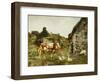 The Farmyard-Adolphe Charles Marais-Framed Giclee Print