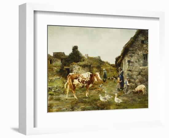 The Farmyard-Adolphe Charles Marais-Framed Premium Giclee Print