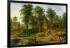 The Farmyard-Jan Brueghel the Younger-Framed Giclee Print