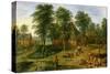 The Farmyard-Jan Brueghel the Younger-Stretched Canvas