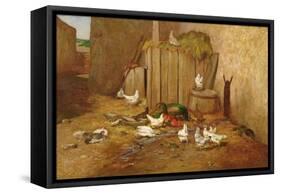 The Farmyard-Philibert-Leon Couturier-Framed Stretched Canvas