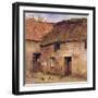 The Farmyard-Helen Allingham-Framed Premium Giclee Print