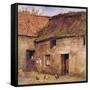 The Farmyard-Helen Allingham-Framed Stretched Canvas