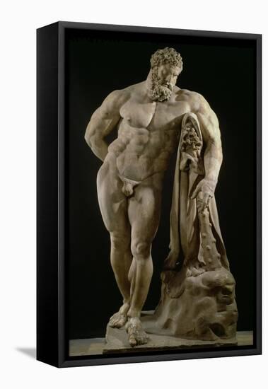 The Farnese Hercules, Roman Copy of Greek Original-Lysippos-Framed Stretched Canvas