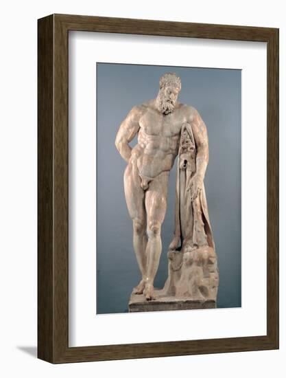 The Farnese Hercules (the Farnese Heracles)-copy from Lisippo-Framed Photographic Print