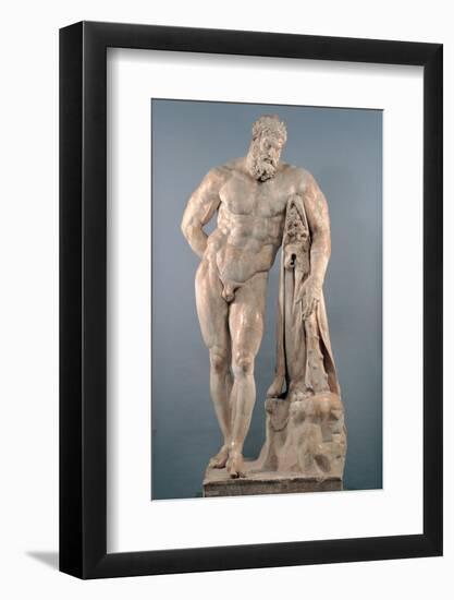 The Farnese Hercules (the Farnese Heracles)-copy from Lisippo-Framed Photographic Print