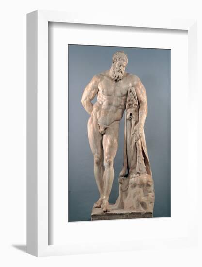 The Farnese Hercules (the Farnese Heracles)-copy from Lisippo-Framed Photographic Print