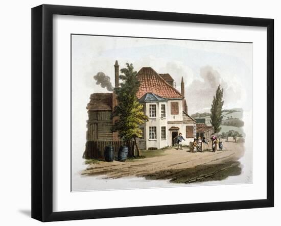 The Farthing Pie House Inn on St Marylebone New Road, London, C1810-William Pickett-Framed Giclee Print