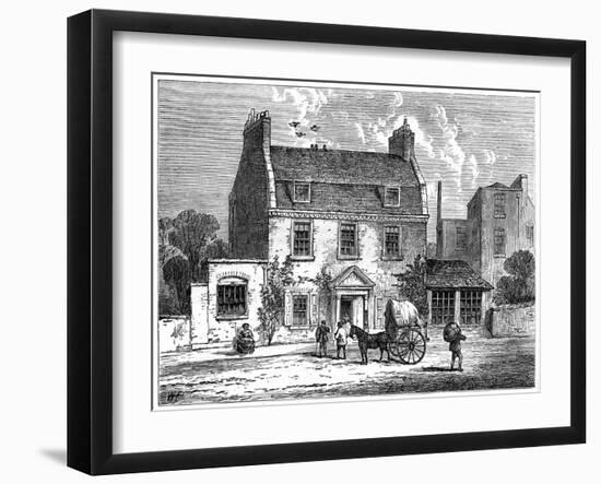 The Farthing Pie House, London, 1820-null-Framed Giclee Print