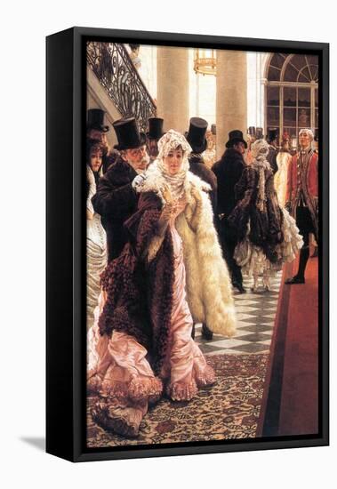 The Fashionable Woman-James Tissot-Framed Stretched Canvas