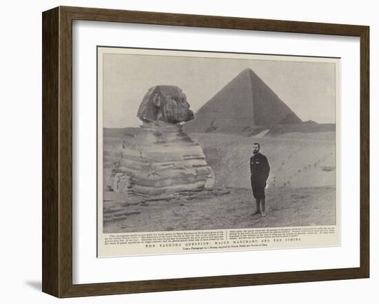 The Fashoda Question, Major Marchand and the Sphinx-null-Framed Giclee Print