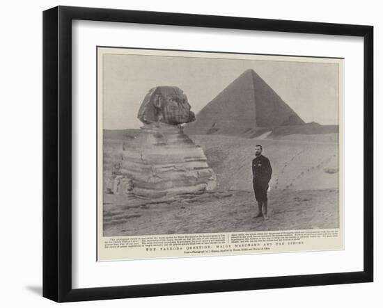 The Fashoda Question, Major Marchand and the Sphinx-null-Framed Giclee Print