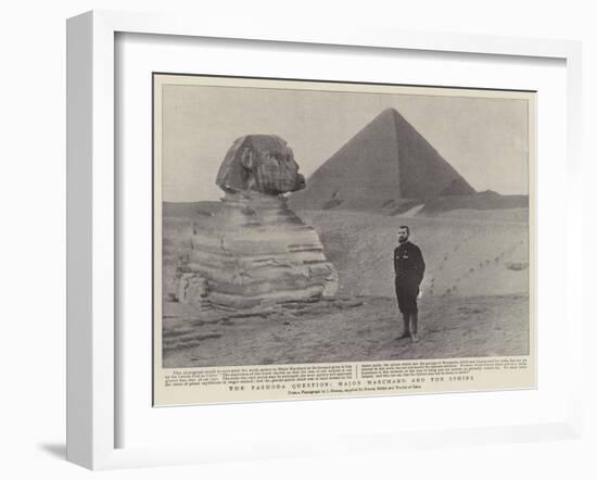 The Fashoda Question, Major Marchand and the Sphinx-null-Framed Giclee Print