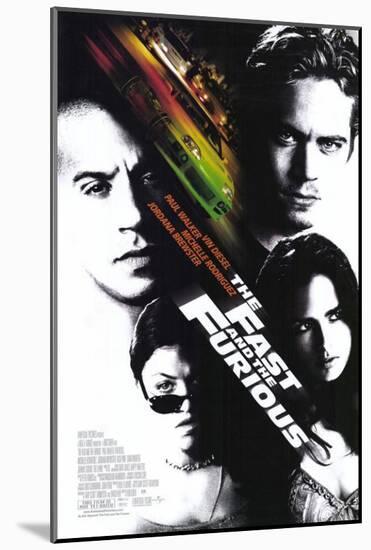 The Fast and the Furious-null-Mounted Poster