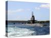 The Fast-attack Submarine USS Los Angeles-Stocktrek Images-Stretched Canvas