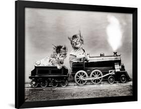 The Fast Express, 1914-Science Source-Framed Premium Giclee Print