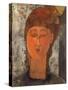 The fat child (L'enfant gras),1915 Canvas,46 x 38 cm.-Amedeo Modigliani-Stretched Canvas