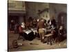 The Fat Kitchen-Jan Havicksz Steen-Stretched Canvas