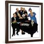 "The Fat Lady Sings," December 16, 1961-Richard Sargent-Framed Giclee Print