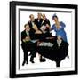 "The Fat Lady Sings," December 16, 1961-Richard Sargent-Framed Giclee Print