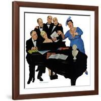 "The Fat Lady Sings," December 16, 1961-Richard Sargent-Framed Giclee Print