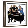 "The Fat Lady Sings," December 16, 1961-Richard Sargent-Framed Giclee Print