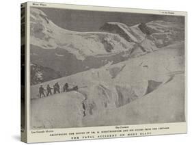 The Fatal Accident on Mont Blanc-null-Stretched Canvas