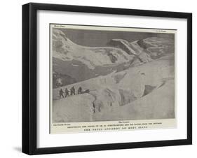 The Fatal Accident on Mont Blanc-null-Framed Giclee Print