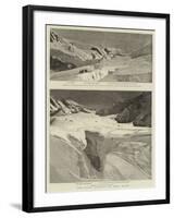 The Fatal Accident on Mont Blanc-null-Framed Giclee Print